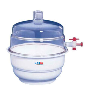 Labxe Desiccator (Vaccum) PP/PC 200 mm (PACK OF 1) Vacuum Desiccator