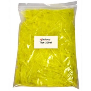 Ssciences pipette tips 10-200ul Pack of 1000 tips (yellow)